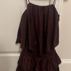 Mustard Seed Burgundy Women Shorts